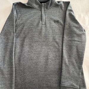 Under Armour Men's Heather Gray Zip-Up Sweater